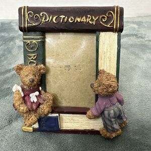 Figi Graphics 3D Resin Teddy Bear Photo Frame 3x2 Books